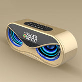 Bluetooth speaker with colorful lights | LED light Bluetooth speaker | Wireless speaker with RGB lights | Color-changing Bluetooth speaker | Portable speaker with light show | Music speaker with flashing lights | RGB Bluetooth party speaker | Mini Bluetooth speaker with lights | Glowing Bluetooth speaker | Light-up wireless music speaker