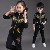 Sports suit children boy suit children clothes sweat shirt jacket - Smartx6