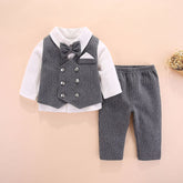 Baby new style gentleman handsome split clothes - Smartx6