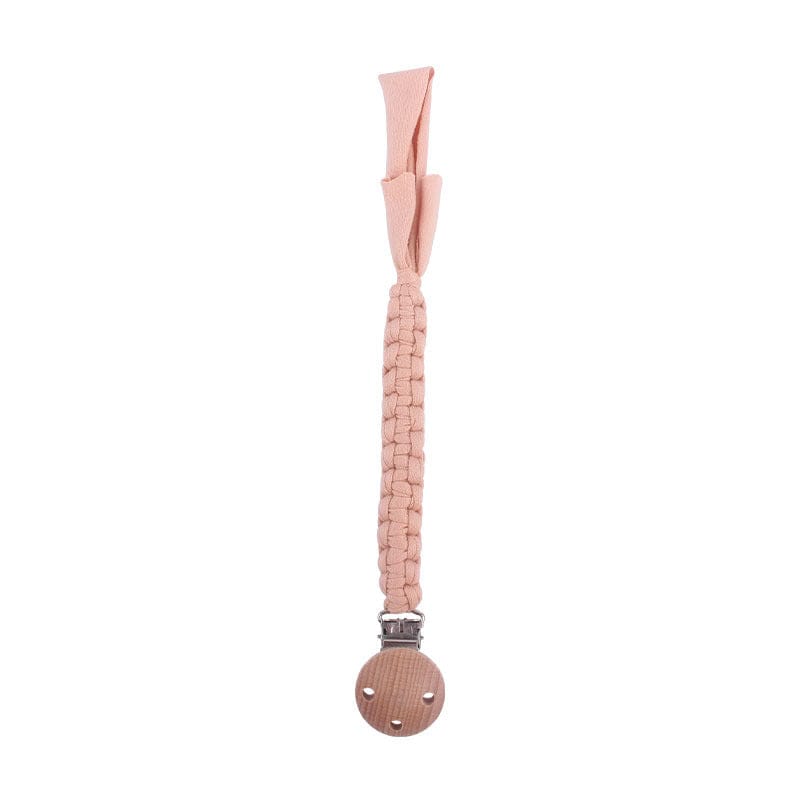 Wooden Baby Pacifier Clip