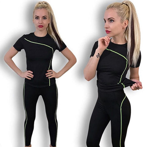 Gym training tights pants suit sportswear - Smartx6