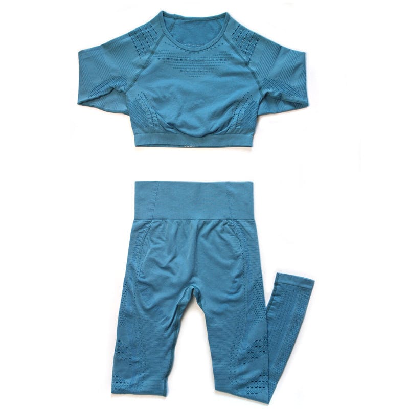 Seamless yoga gym suit - Smartx6