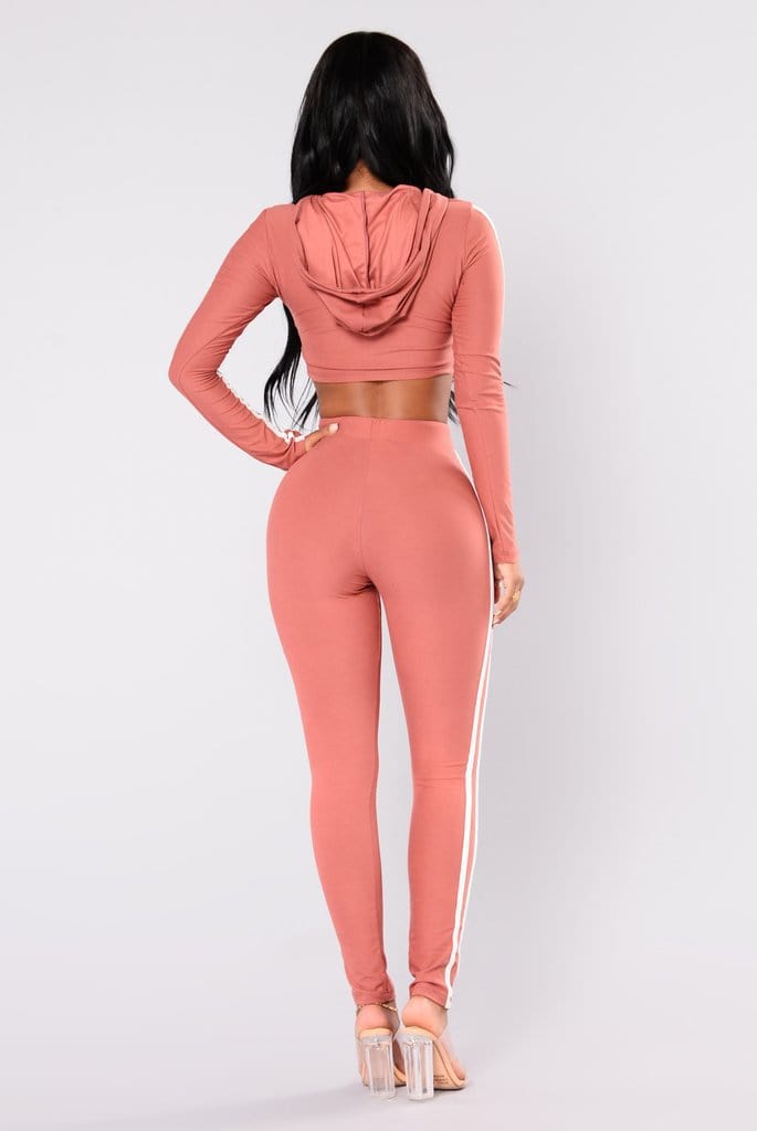 Women Ladies Tracksuit Crop Top Hoodies Sweatshirt Pants Sets - Smartx6