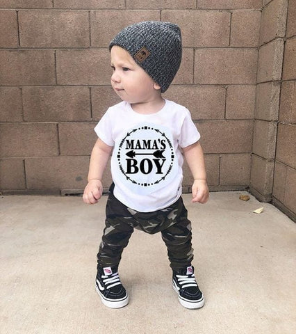 Summer  Boy Clothes Cotton T-Shirt Pants - Smartx6