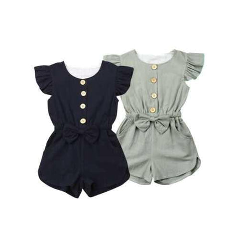 Toddler Girl Clothes Kids Baby Girls Summer Ruffles Sleeve - Smartx6