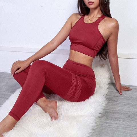 Women sport Suit Gym Yoga Sets - Smartx6