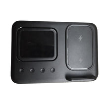 15W Wireless Chargers Stand 5 In1 LED Digital Alarm Clock Fast Charging Dock Station - Smartx6