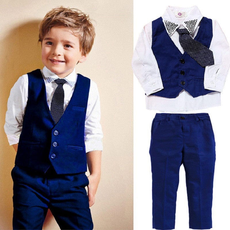 Casual Clothing Suits Boys' Clothes Vests Gentleman Suits - Smartx6