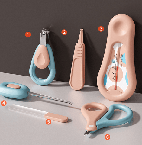 Six-Piece Baby Nail Clipper Care Set - Smartx6