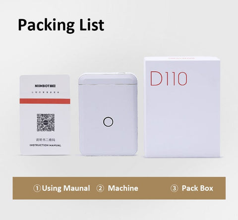 Label Printer Home Thermosensitive Sticker Printer Portable Bluetooth Small
