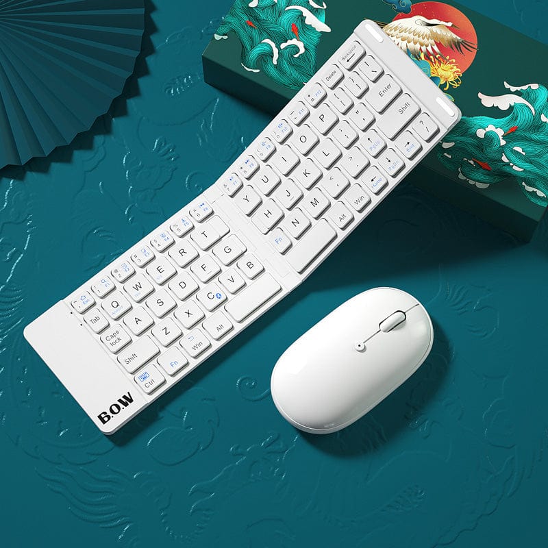 Folding Bluetooth keyboard and mouse set | Portable wireless keyboard mouse combo | Compact foldable keyboard with Bluetooth | Travel Bluetooth keyboard and mouse | Foldable keyboard mouse set for tablets | Wireless folding keyboard with mouse | Slim Bluetooth keyboard and mouse kit | Bluetooth keyboard combo for mobile use | Pocket-size folding keyboard and mouse