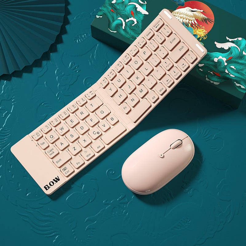 Folding Bluetooth Keyboard & Mouse Set