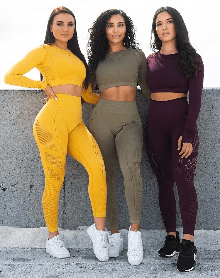 Seamless yoga gym suit - Smartx6