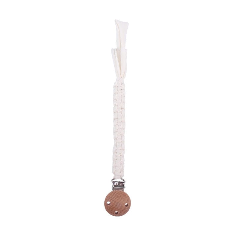 Wooden Baby Pacifier Clip