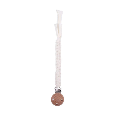 Wooden Baby Pacifier Clip