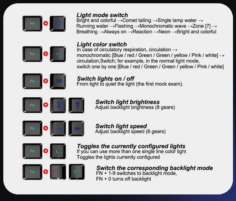 Kuiying T6 RGB gaming set | RGB keyboard and mouse | Gaming combo with lights | LED keyboard mouse set | RGB gamer gear set | T6 RGB backlit keyboard | Wired RGB gaming set | RGB setup for gamers | RGB light gaming kit | T6 gaming keyboard combo
