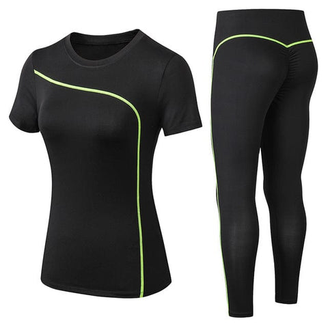 Gym training tights pants suit sportswear - Smartx6