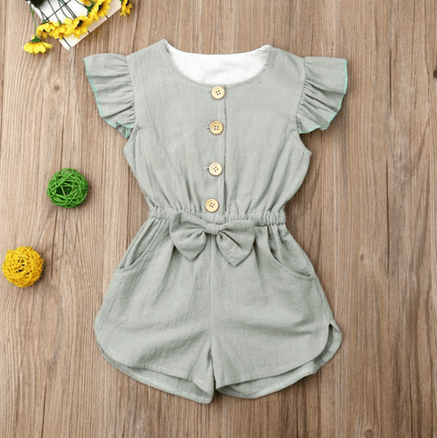 Toddler Girl Clothes Kids Baby Girls Summer Ruffles Sleeve - Smartx6