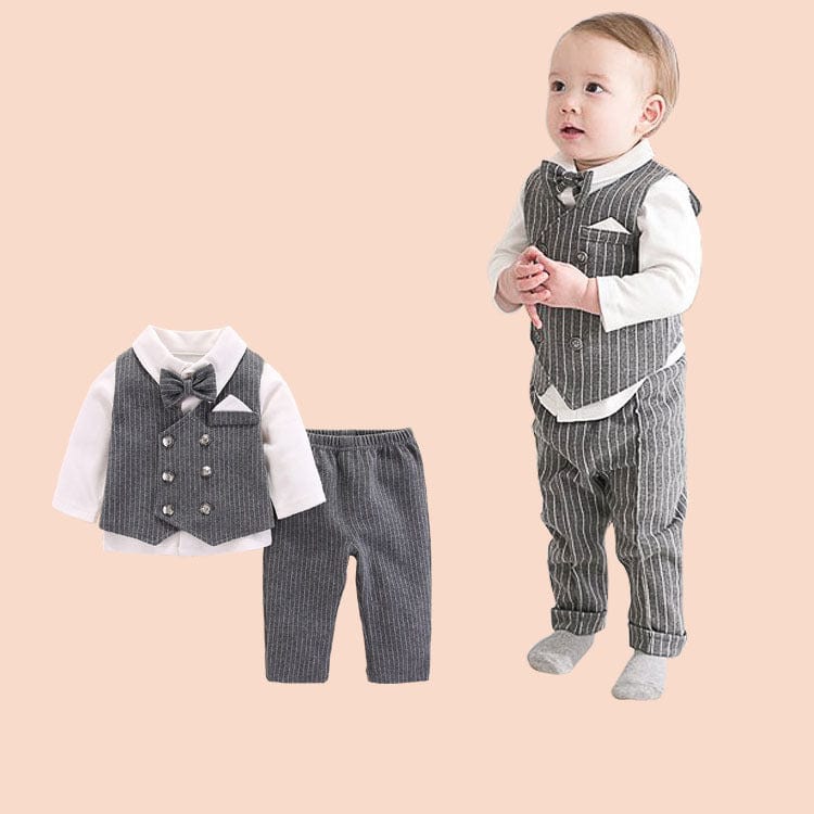 Baby new style gentleman handsome split clothes - Smartx6