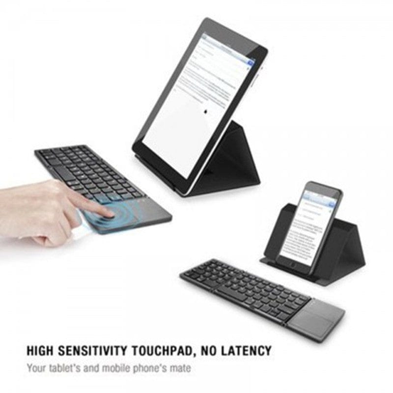Folding Bluetooth keyboard | Portable wireless folding keyboard | Compact Bluetooth keyboard foldable | Travel-size foldable keyboard | Wireless foldable keyboard for tablets | Bluetooth keyboard with folding design | Pocket-size folding keyboard | Foldable keyboard for phone and tablet | Slim Bluetooth keyboard foldable | Mini foldable wireless keyboard