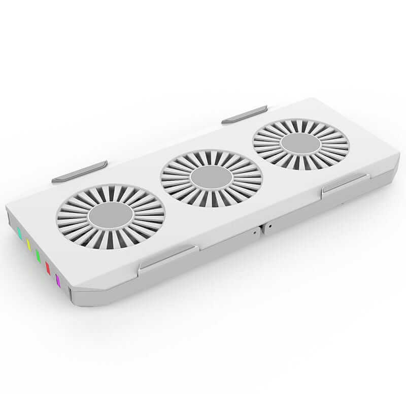 USB laptop cooling pad with 3 fans | Triple fan laptop cooler pad | Portable laptop cooling stand | USB-powered laptop fan pad | Slim cooling pad for laptops | Laptop cooler with LED fans | Quiet 3-fan laptop cooling pad | Gaming laptop cooling base | Adjustable USB laptop cooler | Laptop pad with triple cooling fans