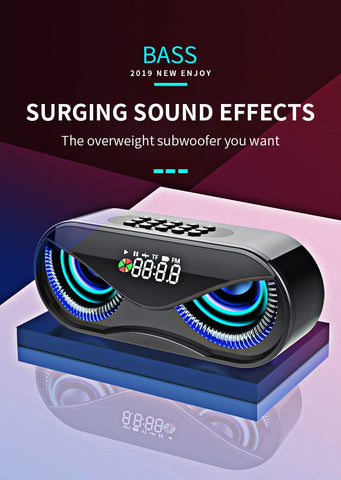 Bluetooth speaker with colorful lights | LED light Bluetooth speaker | Wireless speaker with RGB lights | Color-changing Bluetooth speaker | Portable speaker with light show | Music speaker with flashing lights | RGB Bluetooth party speaker | Mini Bluetooth speaker with lights | Glowing Bluetooth speaker | Light-up wireless music speaker