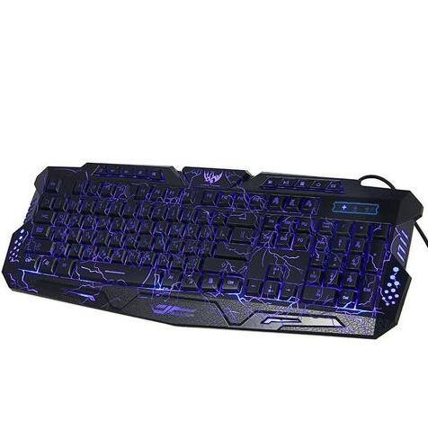 RGB luminescent keyboard | LED backlit gaming keyboard | Colorful RGB keyboard for gamers | Glowing RGB light-up keyboard | Rainbow LED keyboard for PC | RGB keyboard with dynamic lighting | Illuminated gaming keyboard RGB | Bright RGB mechanical-style keyboard | Wired RGB light keyboard