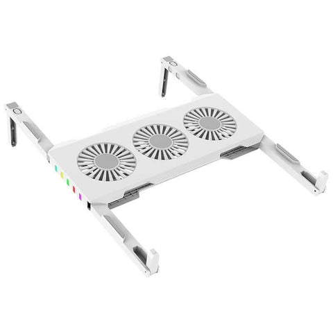 USB laptop cooling pad with 3 fans | Triple fan laptop cooler pad | Portable laptop cooling stand | USB-powered laptop fan pad | Slim cooling pad for laptops | Laptop cooler with LED fans | Quiet 3-fan laptop cooling pad | Gaming laptop cooling base | Adjustable USB laptop cooler | Laptop pad with triple cooling fans