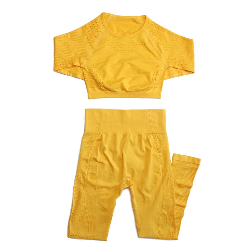 Seamless yoga gym suit - Smartx6