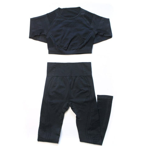 Seamless yoga gym suit - Smartx6
