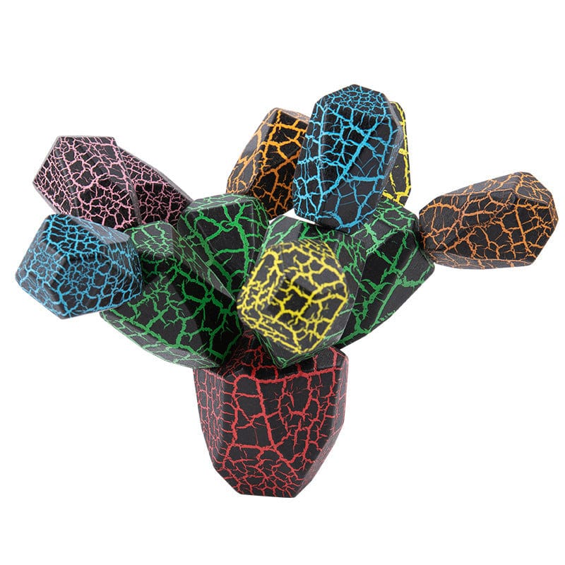 Kids Rainbow Assembling Cactus Wooden Stacker Building Blocks - Smartx6