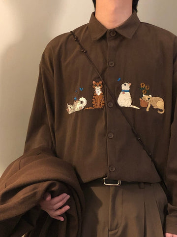 Long Sleeved Men's And Women's Shirts