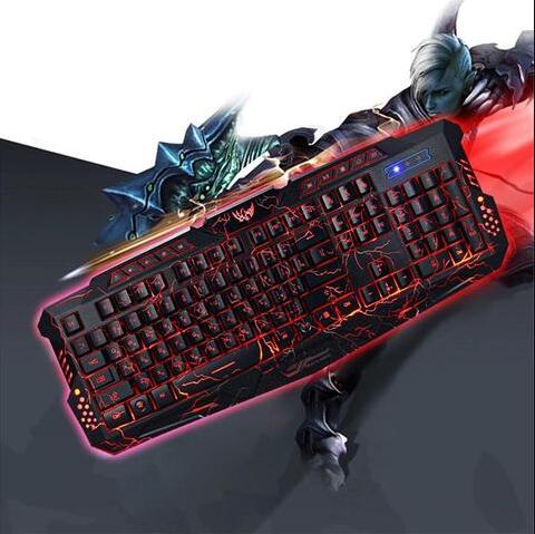 RGB luminescent keyboard | LED backlit gaming keyboard | Colorful RGB keyboard for gamers | Glowing RGB light-up keyboard | Rainbow LED keyboard for PC | RGB keyboard with dynamic lighting | Illuminated gaming keyboard RGB | Bright RGB mechanical-style keyboard | Wired RGB light keyboard