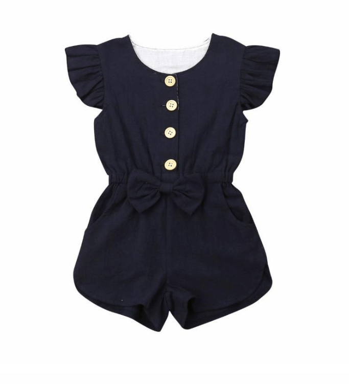 Toddler Girl Clothes Kids Baby Girls Summer Ruffles Sleeve - Smartx6