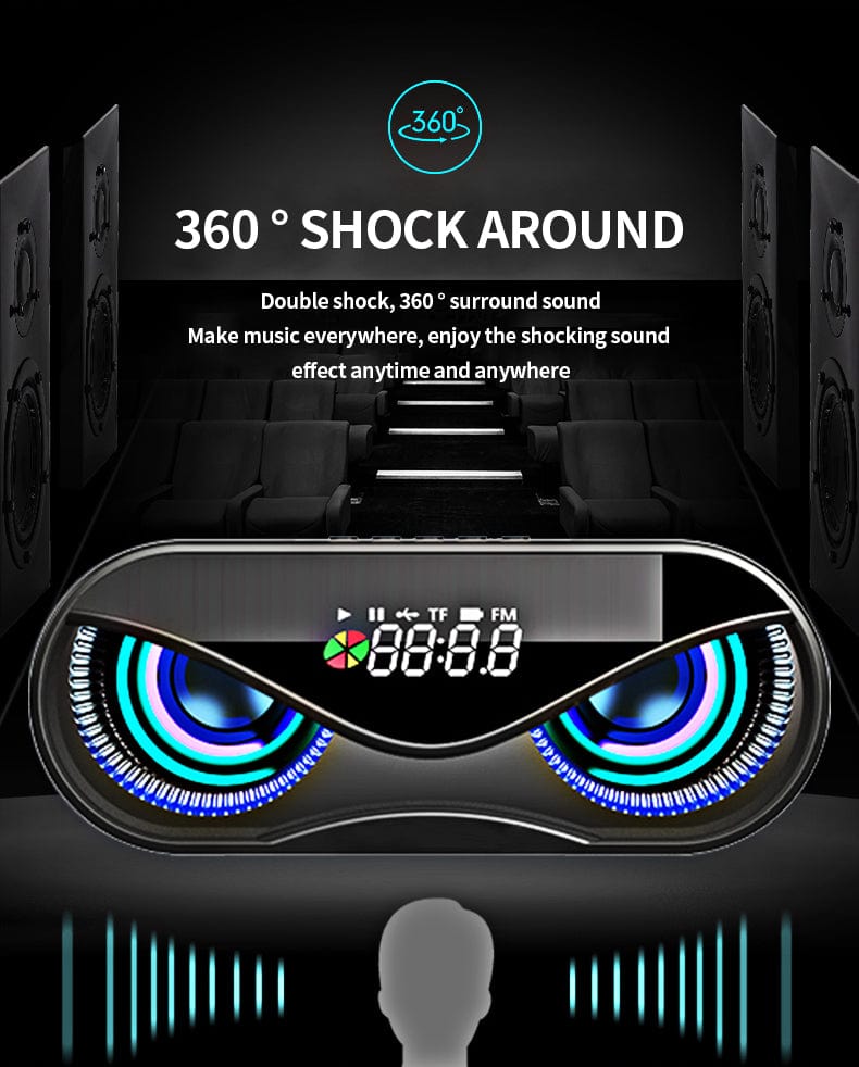 Bluetooth speaker with colorful lights | LED light Bluetooth speaker | Wireless speaker with RGB lights | Color-changing Bluetooth speaker | Portable speaker with light show | Music speaker with flashing lights | RGB Bluetooth party speaker | Mini Bluetooth speaker with lights | Glowing Bluetooth speaker | Light-up wireless music speaker