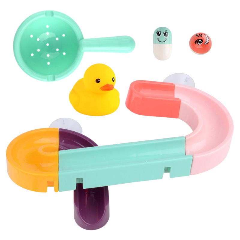 Kids Bath Toys Wall Suction Cup Marble Race Run TrackToy - Smartx6