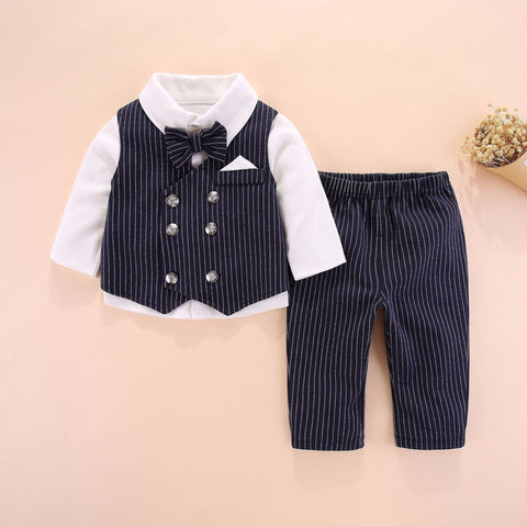 Baby new style gentleman handsome split clothes - Smartx6