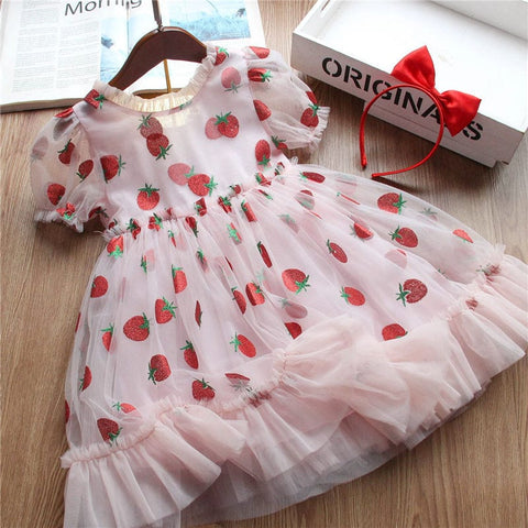 Girls puff sleeve summer dress | Cute puff sleeve dress for girls | Summer dress with puff sleeves | Lightweight puff sleeve girl dress | Kids puff sleeve sundress | Toddler girl summer puff dress | Puff sleeve floral dress for girls | Breathable summer dress for girls | Trendy puff sleeve kids dress | Girl's casual puff sleeve outfit