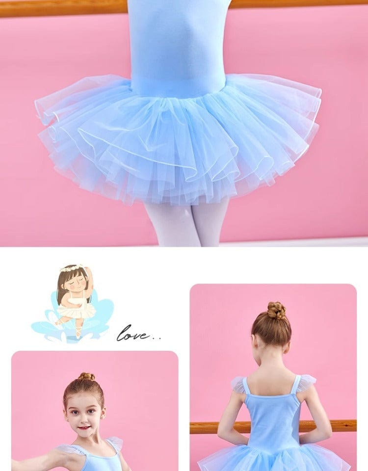 Girl's Summer Strap Dance Latin Dance Dress