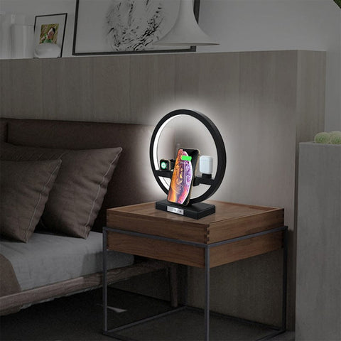 10W wireless charger lamp | Desk lamp with wireless charging | LED lamp with 10W charger | Wireless charging bedside lamp | Smart lamp with phone charger | 2-in-1 wireless charger lamp | Touch control lamp with charger | Nightstand lamp with wireless pad | 10W fast charge lamp | Wireless charging LED table lamp