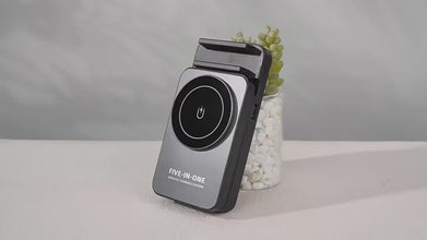 5-in-1 Multifunctional Wireless Charging Station With A Foldable Magnetic Holder For Your Desk